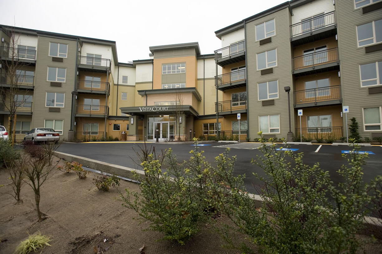 The new Vista Court apartments in downtown Vancouver.