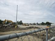 Work begins Wednesday on a new Walmart that's being built at Grand and Fourth Plain boulevards in Vancouver, the site of a Fred Meyer that closed in 2008.