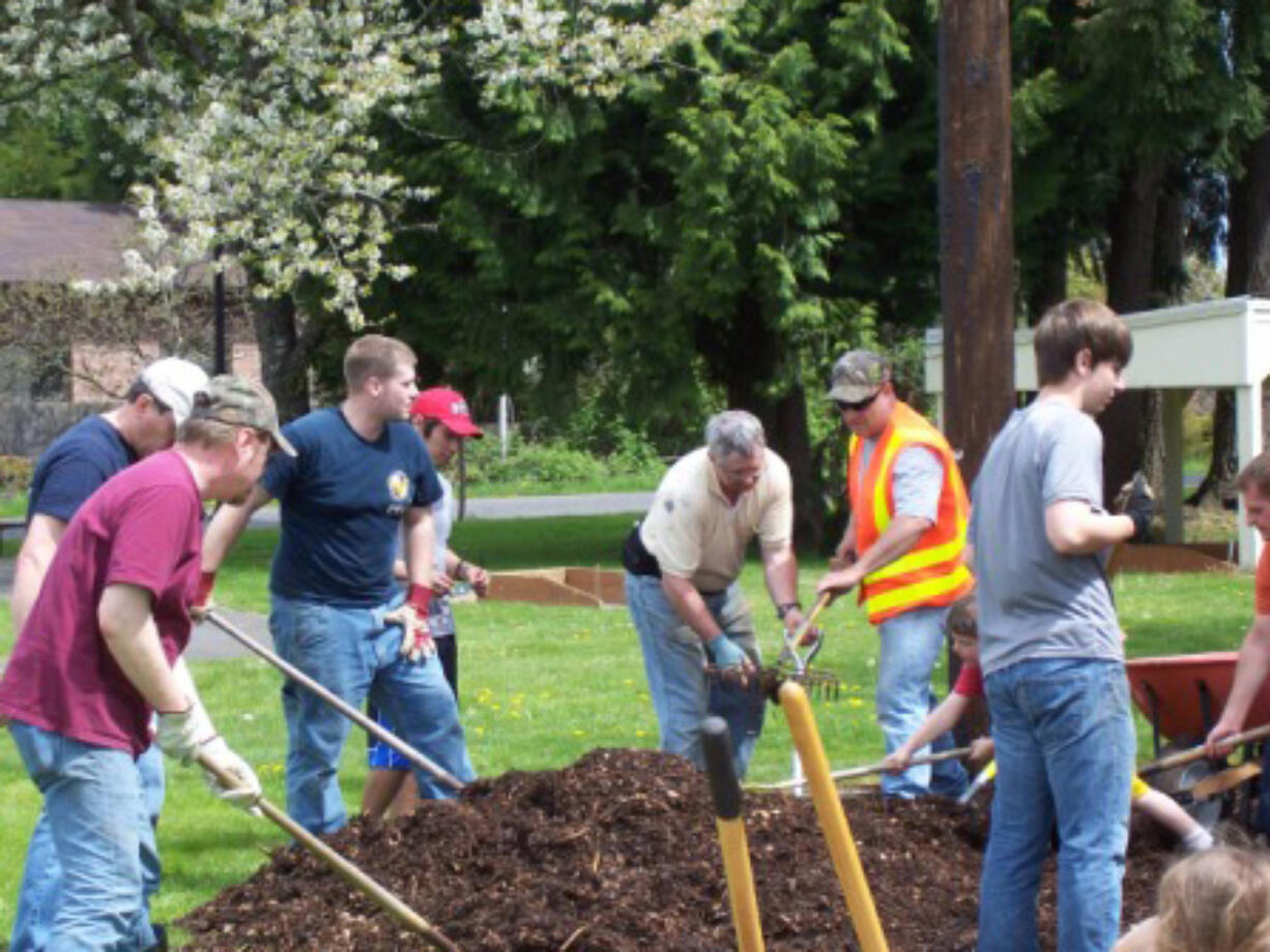 Battle Ground: More than 80 people volunteered at the city of Battle Ground's Parks Appreciation Day on April 27.