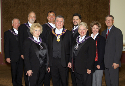 The Vancouver Elks Lodge 823's ritual team stands victorious after its first-place win at the South Regional Ritual Competition on Oct.