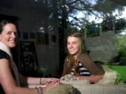 Brenda Gillas, and her daughter, Addie, 14, pose for a portrait at their Vancouver home. Brenda and Addie made the decision to have Addie immunized against human papillomavirus.