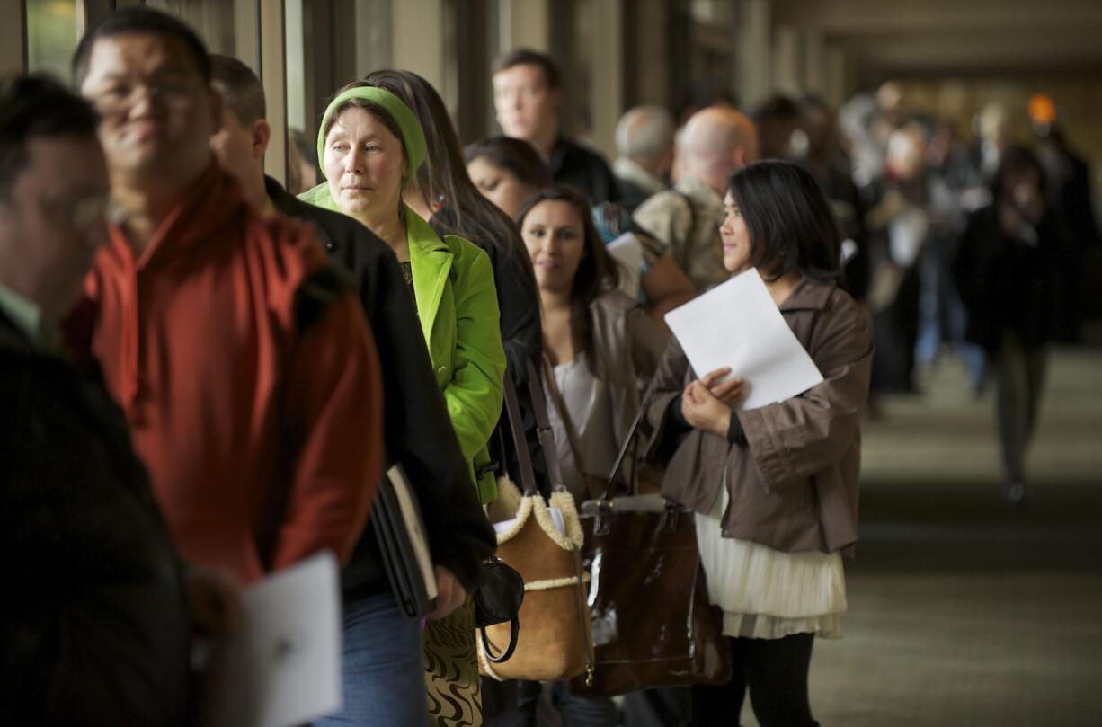 Hundreds attend a job fair sponsored by U.S. Rep.