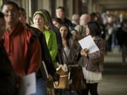 Hundreds attend a job fair sponsored by U.S. Rep.