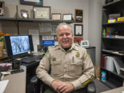 Chuck Atkins has been Clark County sheriff for one year.