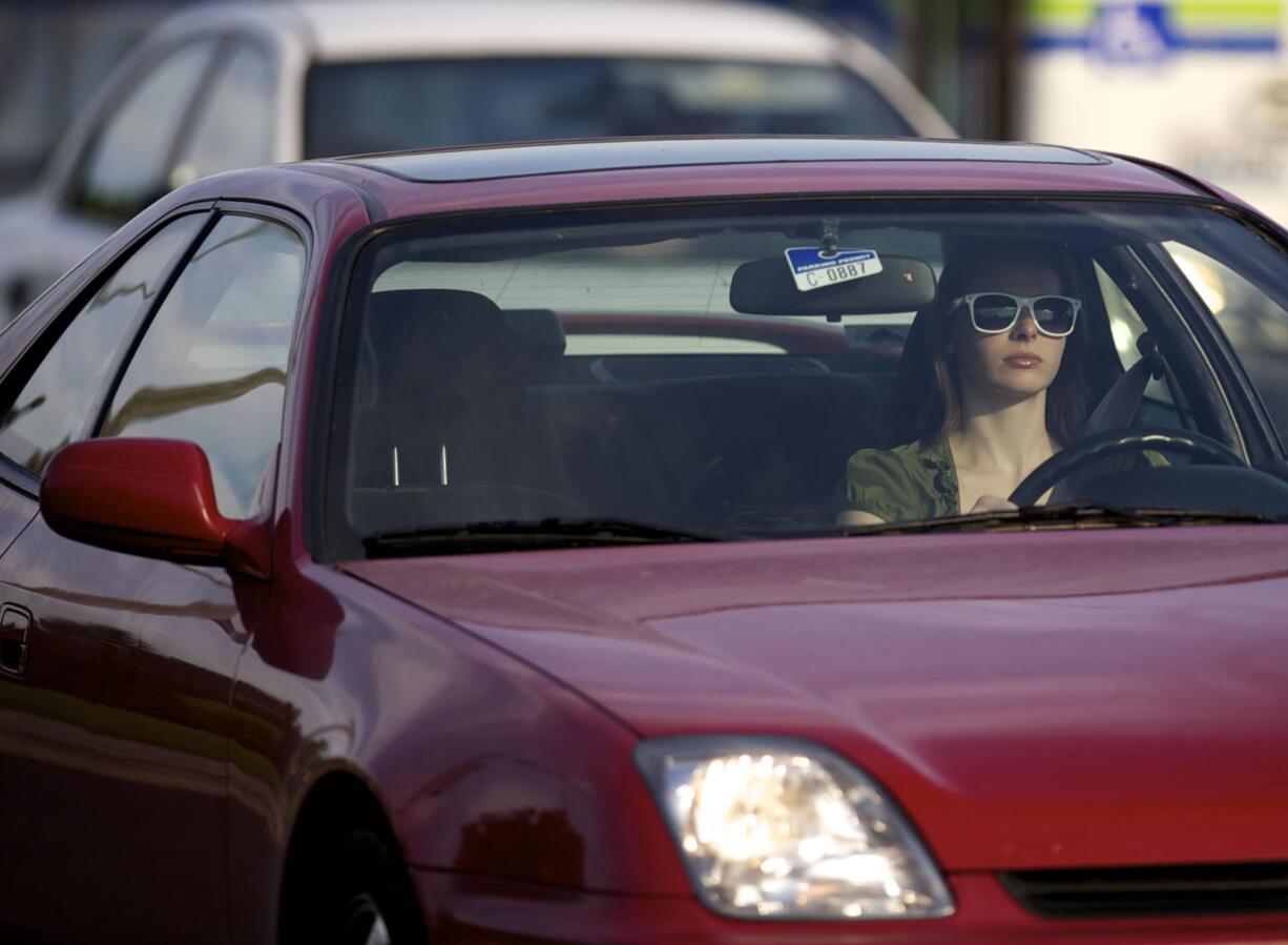 Wearing polarized glasses can help drivers maneuver through traffic when their visibility is reduced by glare, said traffic Sgt.