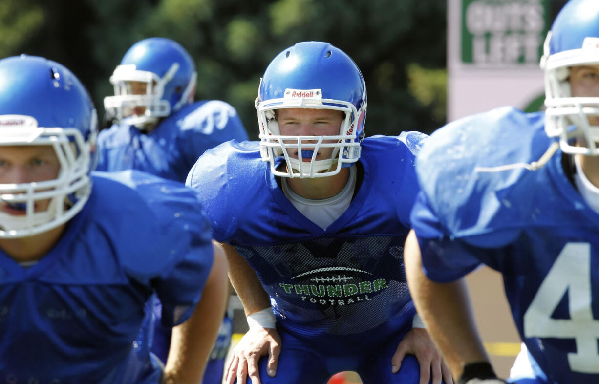 Brad Hansen is bouncing back from a horrific injury last season as Mountain View eyes a Class 3A league title.