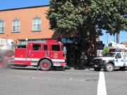 Staff at Tommy O's restaurant in Vancouver called 9-1-1 after they noticed smoke coming from behind the oven.