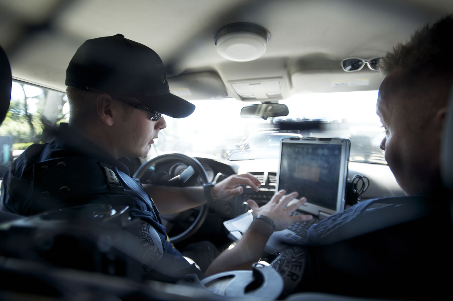 Vancouver Police officer Colton Price and his field training officer, Sgt.