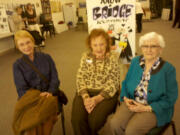 Edgewood Park: Bridge champions from American Association of University Women fundraiser: from left, Janie Pearcy (1st), Bettie Hochwater (2nd) and Margaret Denny (3rd).