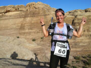 Jennifer Hughes ran 160 miles across the desert in Jordan this year.