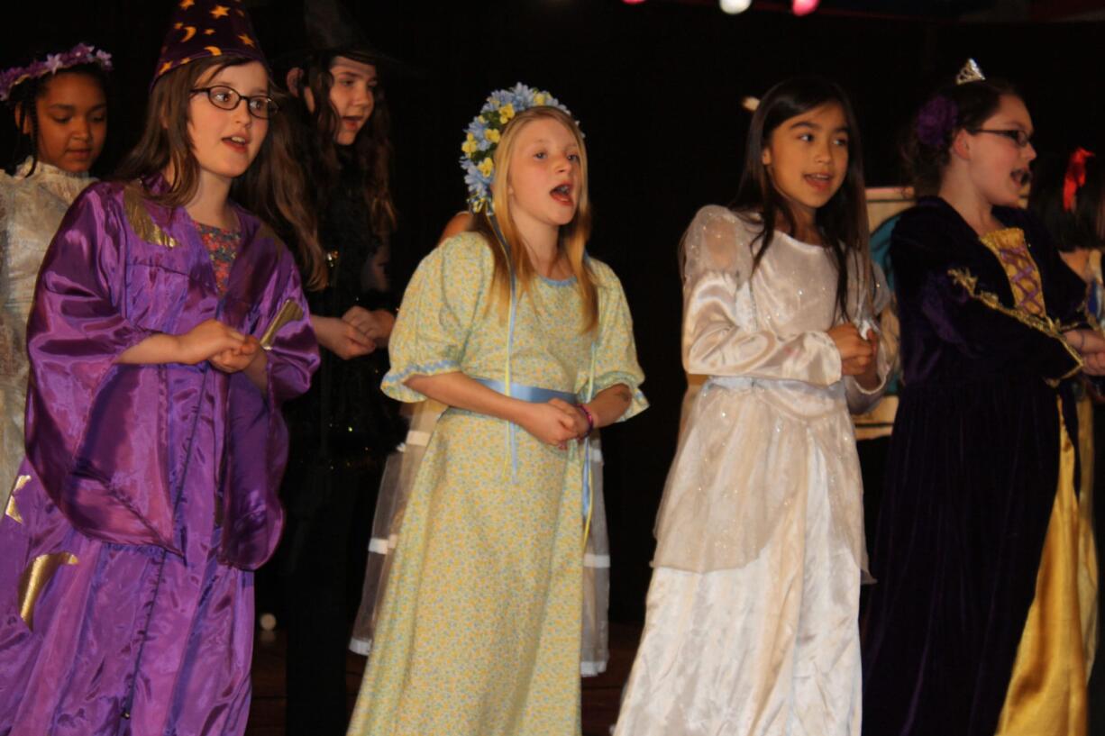 Northeast Hazel Dell: Sacajawea Elementary School students in the after-school theater program performed &quot;Fractured Fairytales&quot; in March.