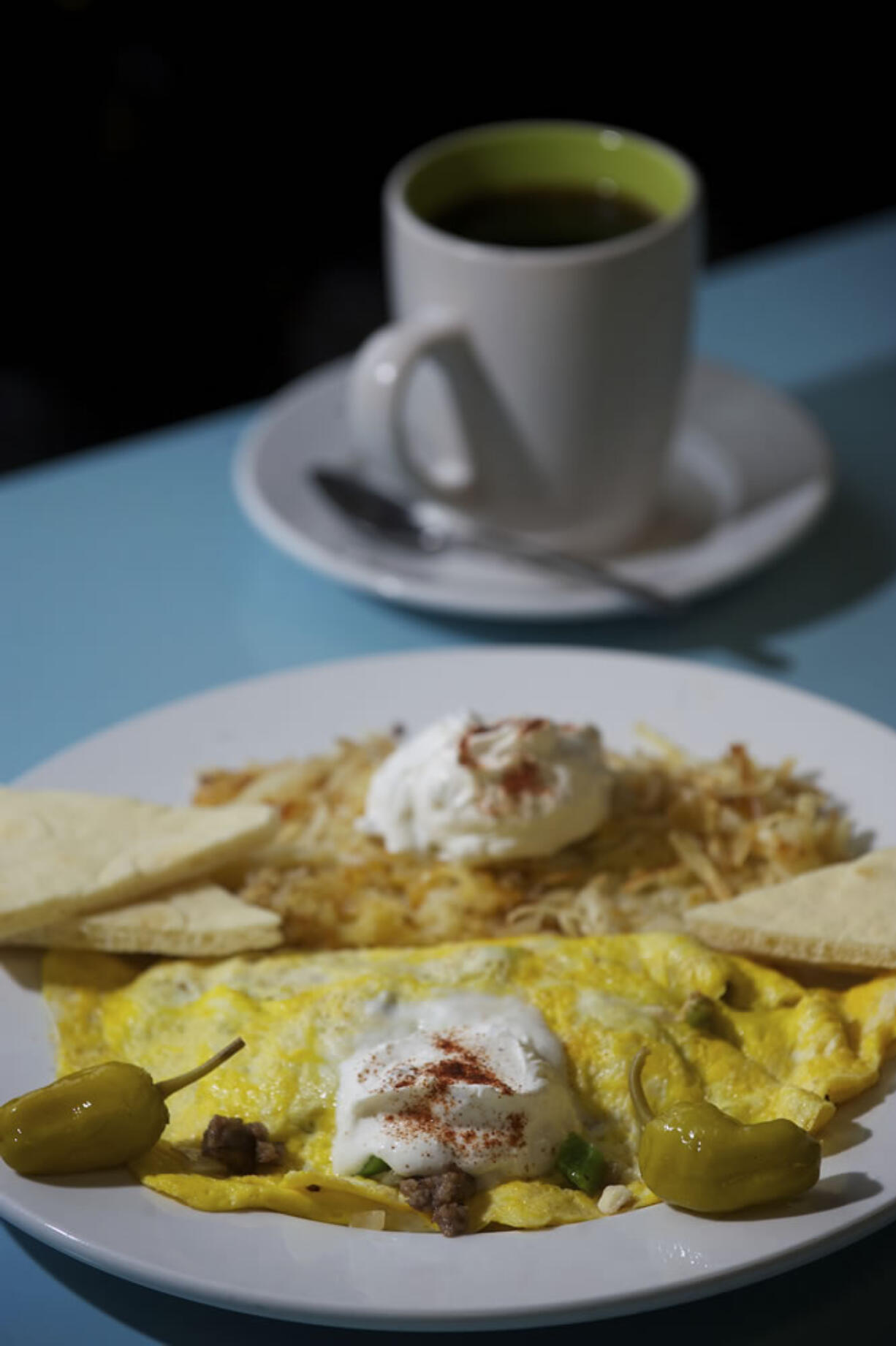 The Greek omelet at the St.