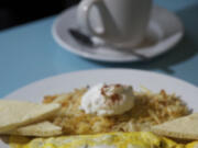 The Greek omelet at the St.