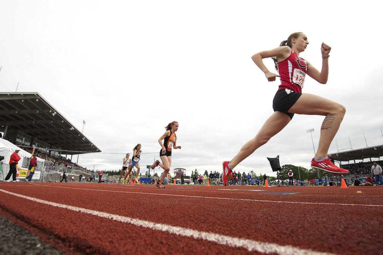 Alexa Efraimson of Camas won the 800 meters at the 
 Class 4A state track and field championships in Tacoma.