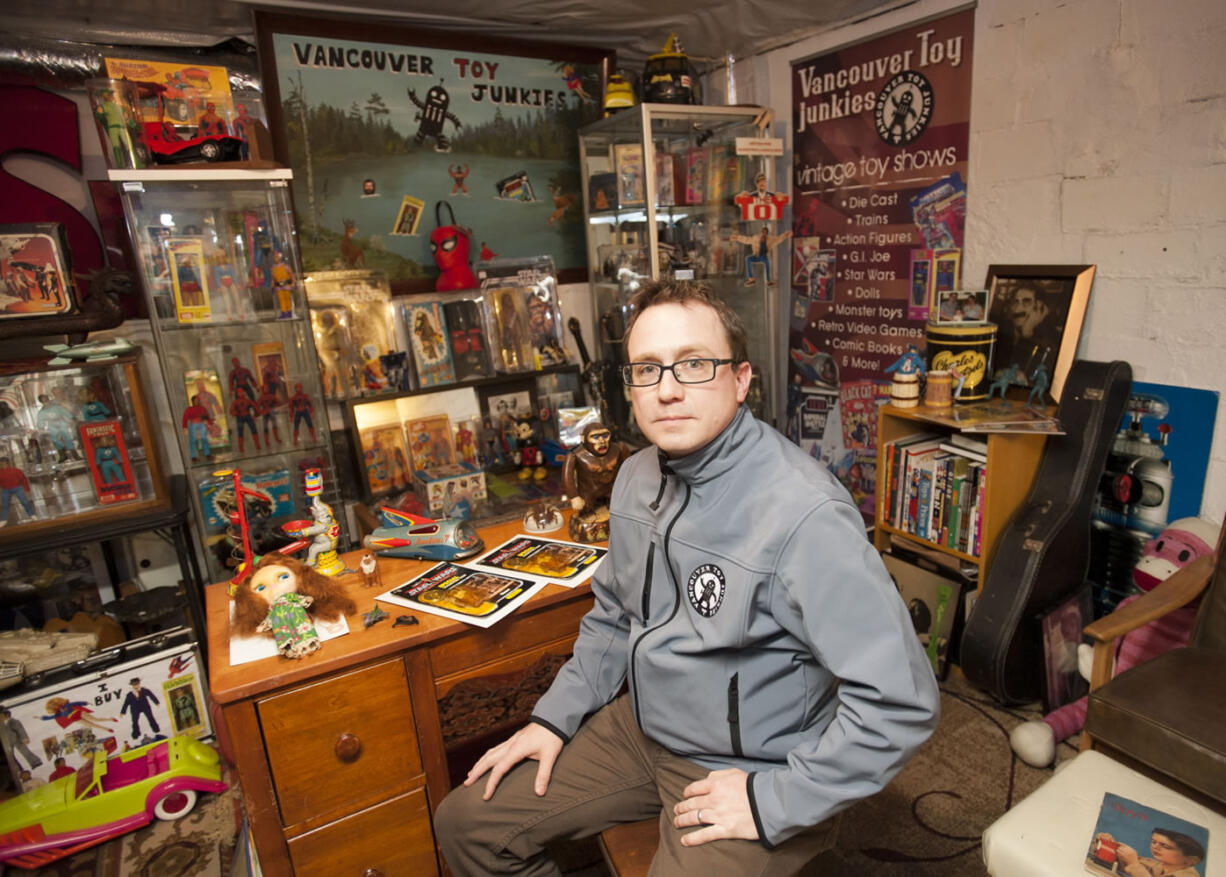 Vintage toy collector Mike McClafferty sold all his toys a few times, but within the last decade started collecting again, and now organizes vintage toy shows around Vancouver.