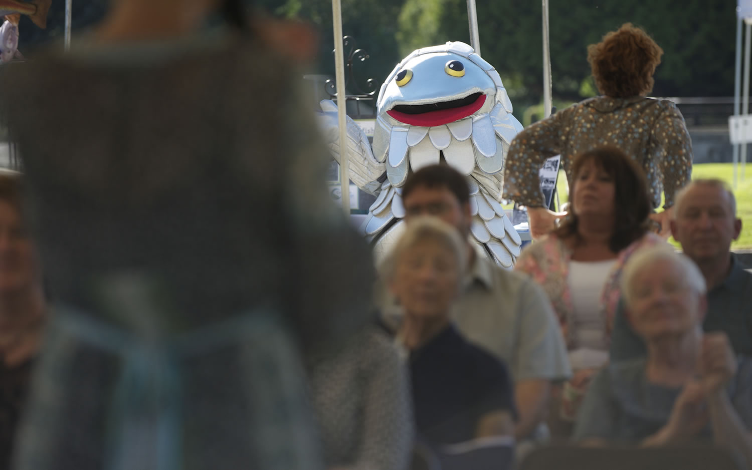 &quot;Francesca the Fish&quot; is on hand Tuesday to celebrate the Vancouver Trout Hatchery's 75th anniversary.