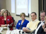 Vancouver Democratic Rep. Sharon Wylie, left, and Sen.