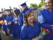 Catherine Mosley, 51, from Vancouver, said she graduated from Clark College to inspire her eight grandchildren.