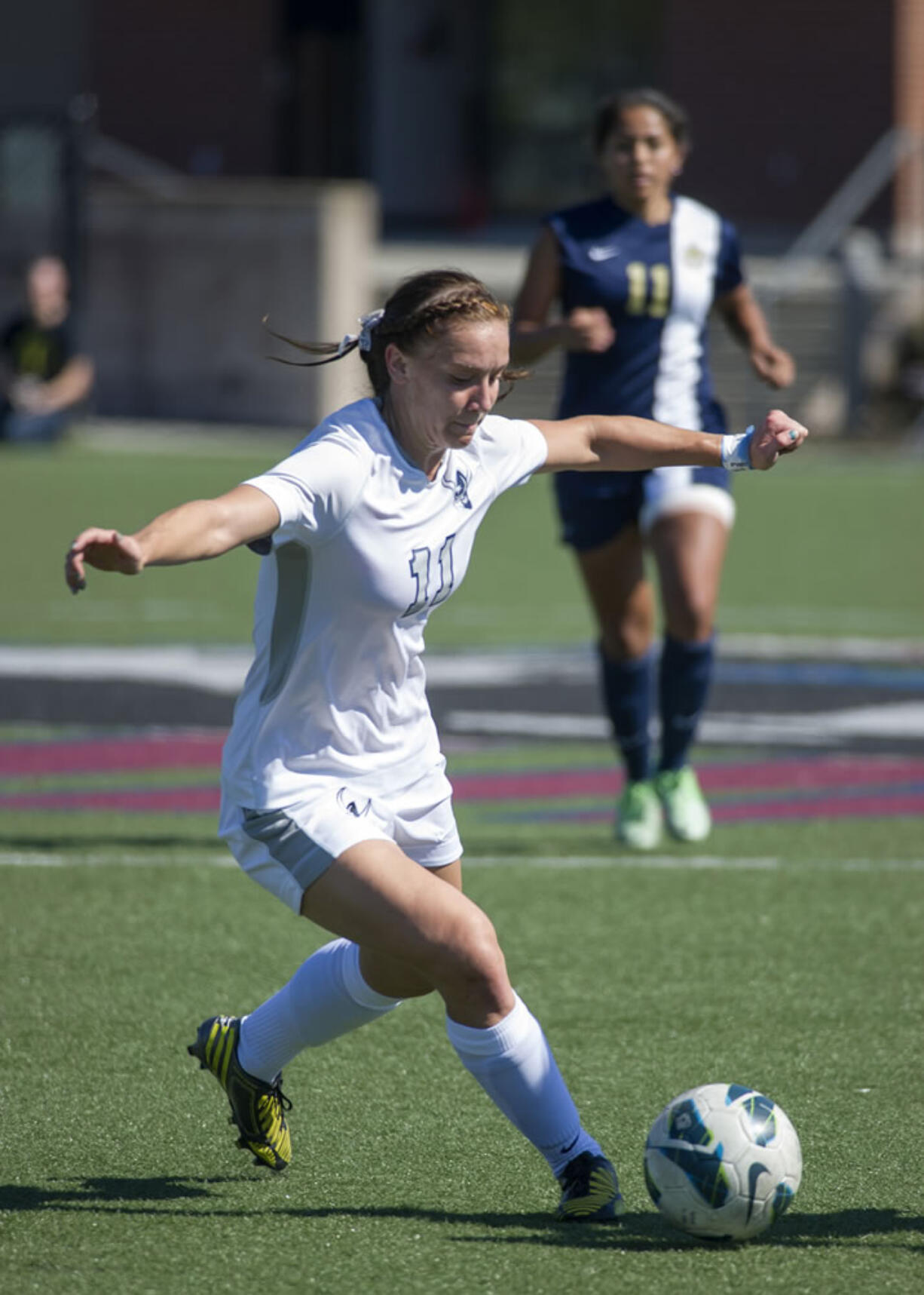 Western Washington University
Union High School graduate Brina Sych is part of a formidable Western Washington University defense.