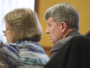 Ryan Whitaker, 59, of Vancouver, attends a hearing Monday.