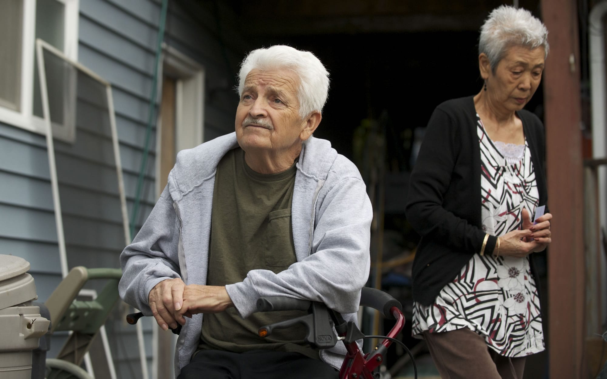 Veteran Clyde Kment has owned his house with his wife, Fujiko, since 1968.