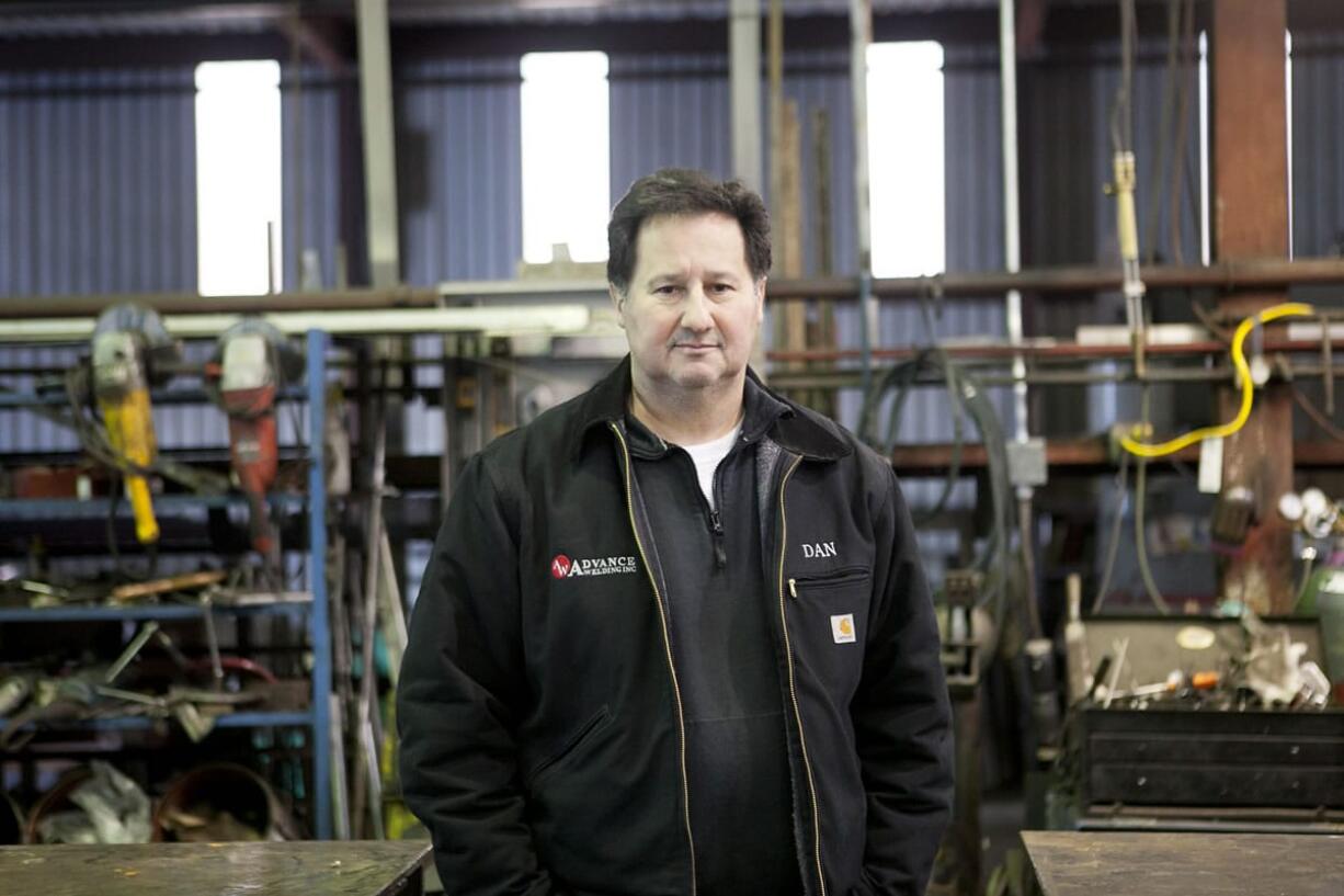 Dan Timblin, owner of Advance Welding Inc.