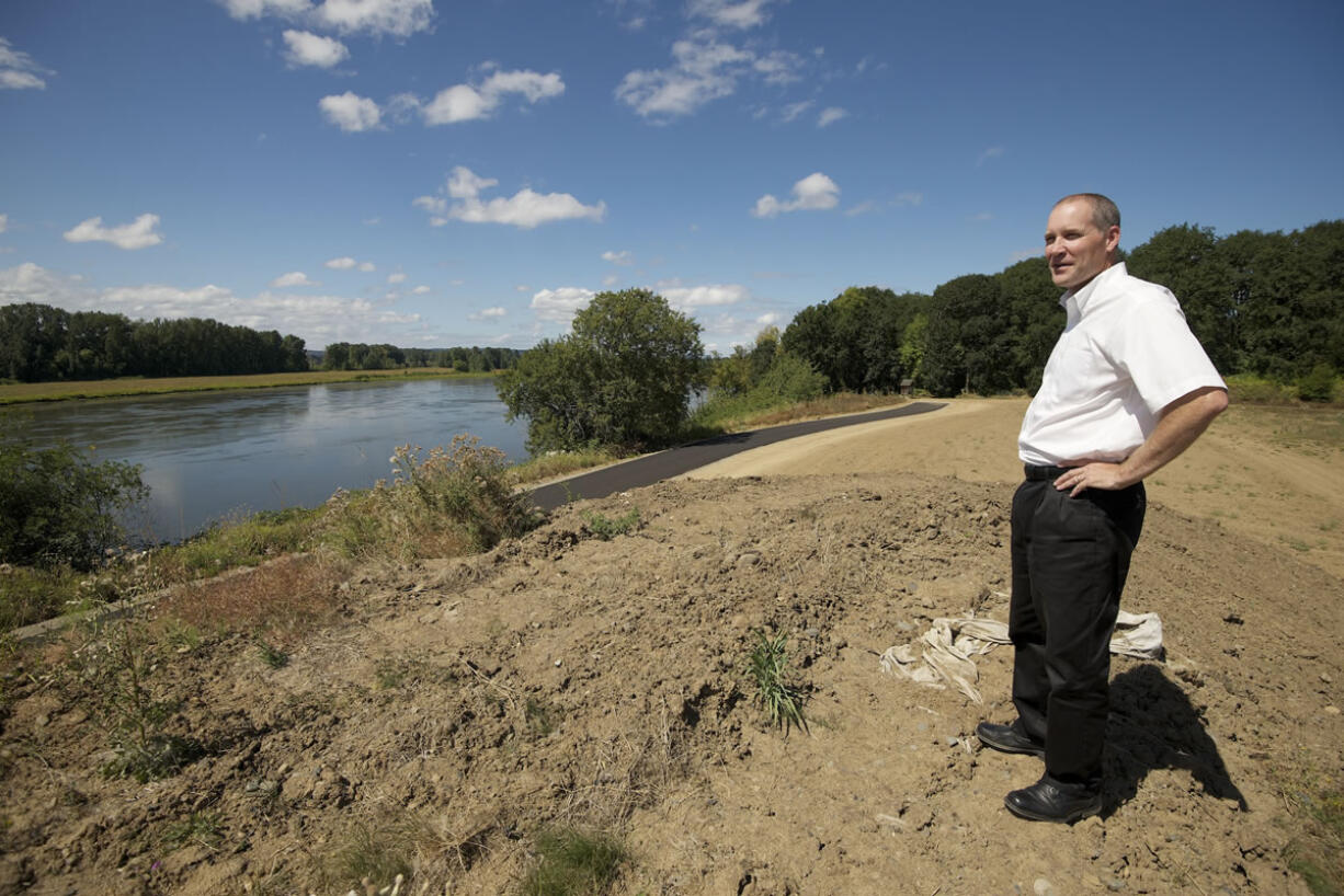 &quot;This really creates a new front door to the wildlife refuge,&quot; Brent Grening, CEO of the Port of Ridgefield, said of a new paved path that allows people to walk along Lake River, and to view Carty Lake and the Ridgefield National Wildlife Refuge.