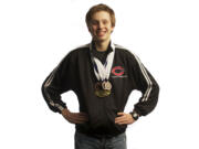 Kasey Calwell is The Columbian's swimmer of the year, shown, Wednesday, March 6, 2013.