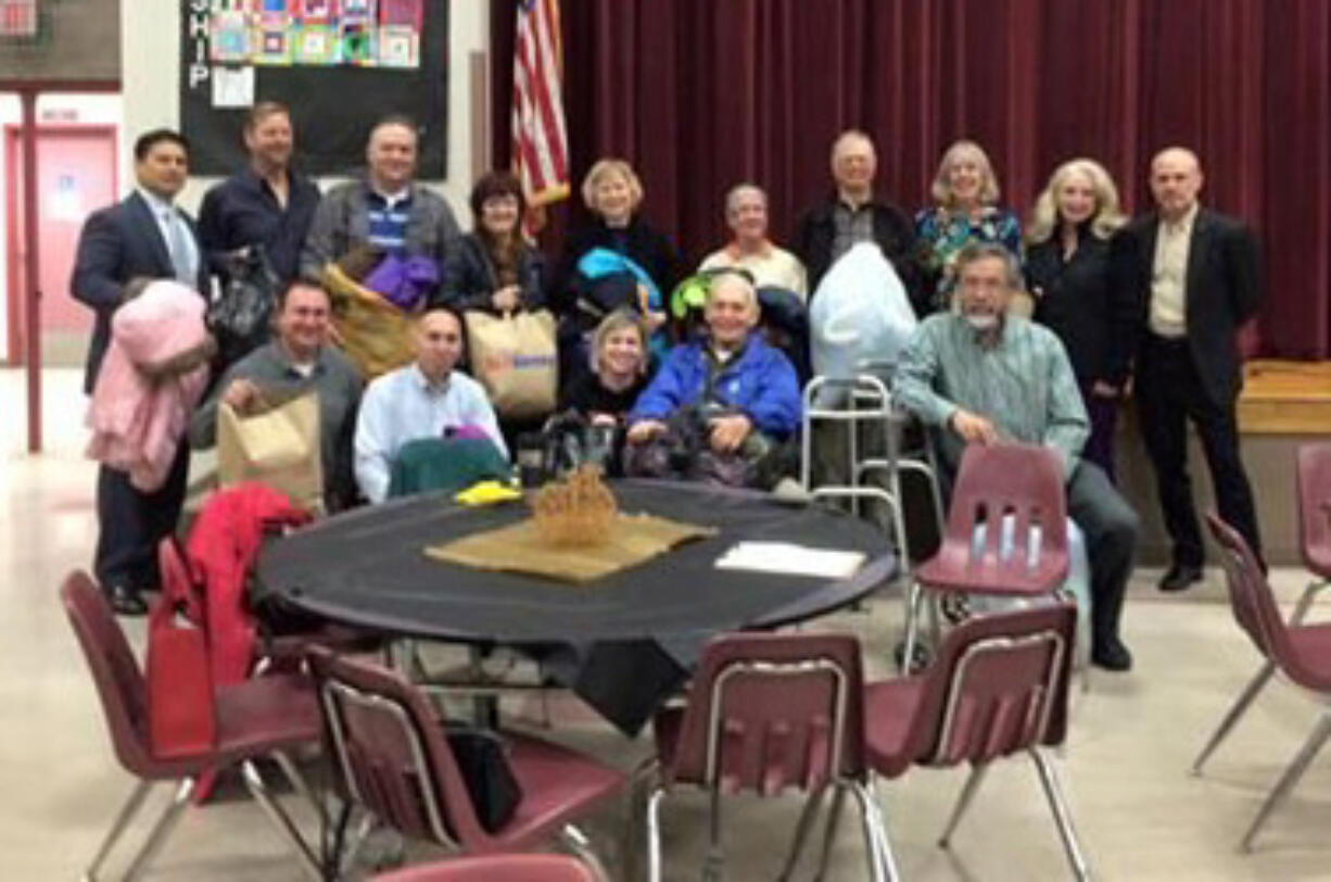 Bagley Downs: Members of the Rotary Club of Vancouver donated more than 50 winter coats to students at Roosevelt Elementary School.