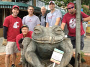 Esther Short: Phroggy, who has been standing at 11th and Main streets since 1981, got a spiffed-up island thanks to these WSUV alumni.