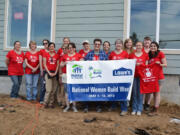 Shumway: Volunteers from Evergreen Habitat for Humanity take part in National Women Build Week, held May 4-12.