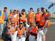 Battle Ground: Local Rotarians spent May 11 cleaning up litter from state Highway 503.