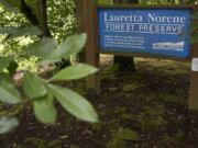 The Lauretta Norene Forest Preserve was created through a land donation to Clark County in 1992.