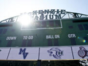 McKenzie Stadium scoreboard