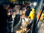 Friends and family attend one year anniversary of Vancouver resident Danielle Sale's death in Northwest Portland in 2011.