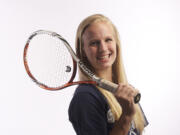 Sammi Hampton, shown, Thursday, June 6, 2013, is The Columbian's All-Region girls tennis player of the year.