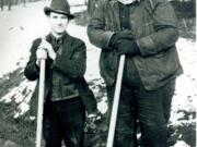 Hudson's Bay: A recently opened exhibit at the Fort Vancouver Visitor Center features historical photographs of Washington residents at work in the 1930s and 1940s, including this 1940 shot showing two men working on street improvements. &quot;Putting People to Work: The WPA in Washington, 1935 to 1943&quot; is a traveling exhibit created by the Washington State Historical Society.