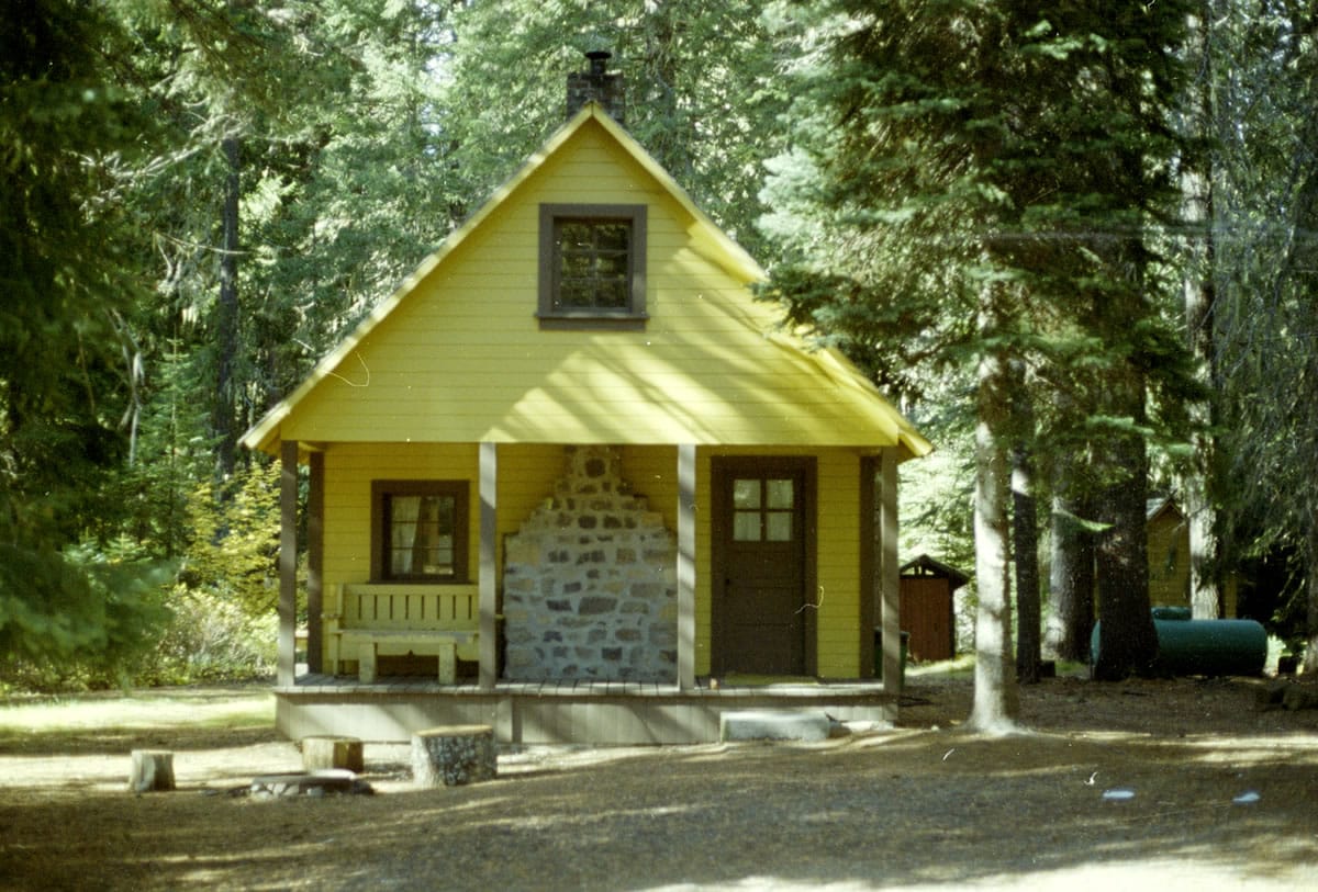 Peterson Prairie Guard Station, built in 1926, burned down Monday night.