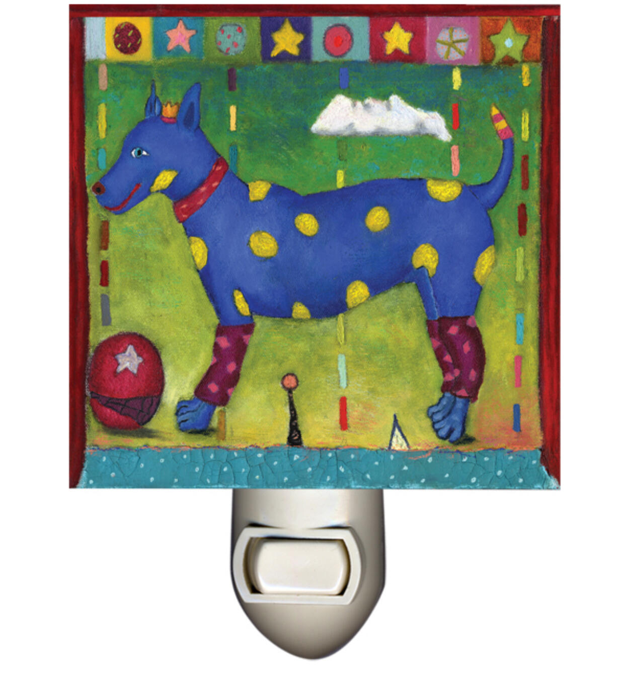 A dog night light by Bruce Allison