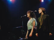 Beth Harrington, right, onstage with the Modern Lovers circa 1982.