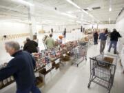 The Salvation Army of Clark County looked long and hard before finding this temporary space in Vancouver Plaza for its December donation operations.