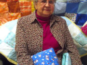 Van Mall: Dorothy Bryan was honored last month by the Glenwood Church quilting group for her contributions to babies in Vancouver.