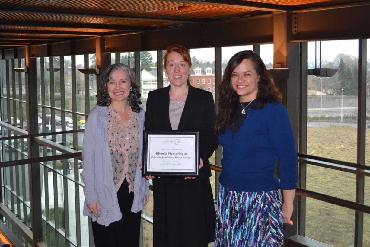 Bagley Downs: The 4Results Mentoring Program at Columbia River Mental Health was named &quot;high-quality&quot; by the Oregon Mentors partnership.