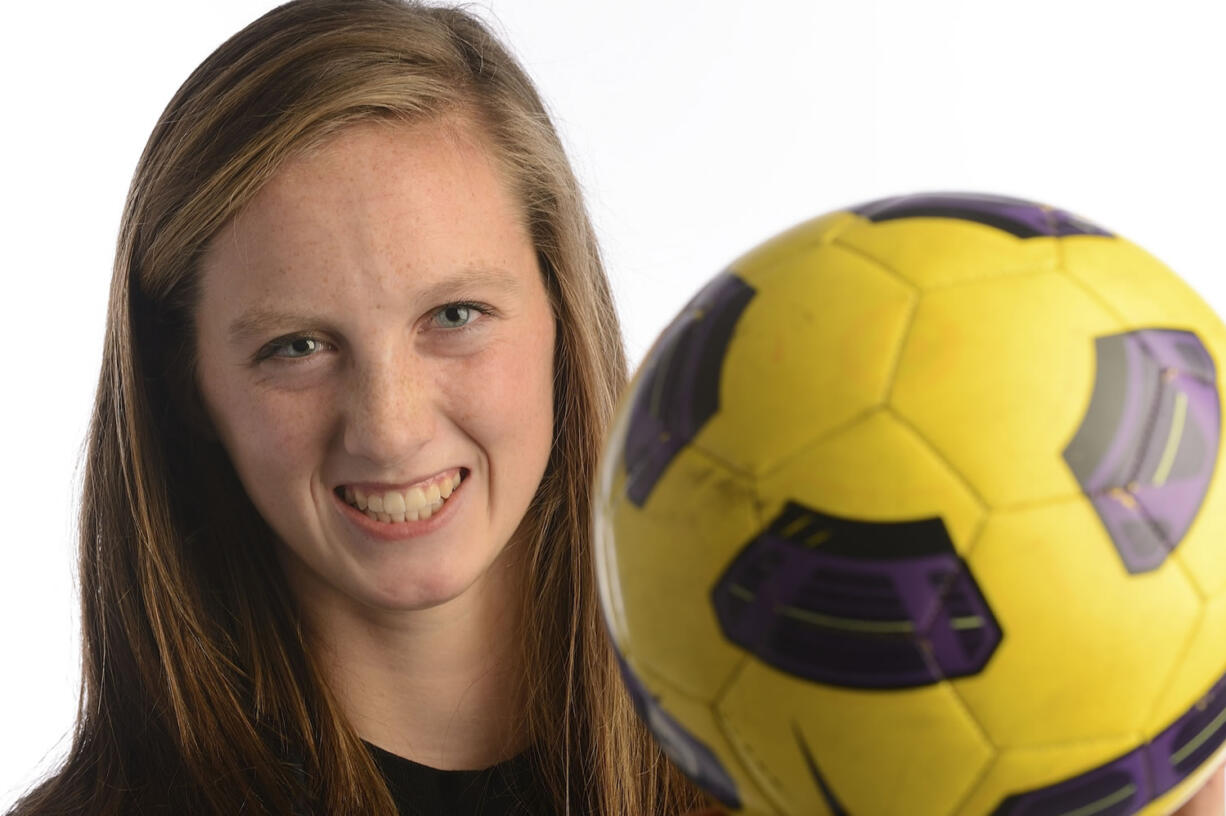 Sarah Case of Columbia River High School is The Columbian's all-region girls soccer player of the year for 2012.