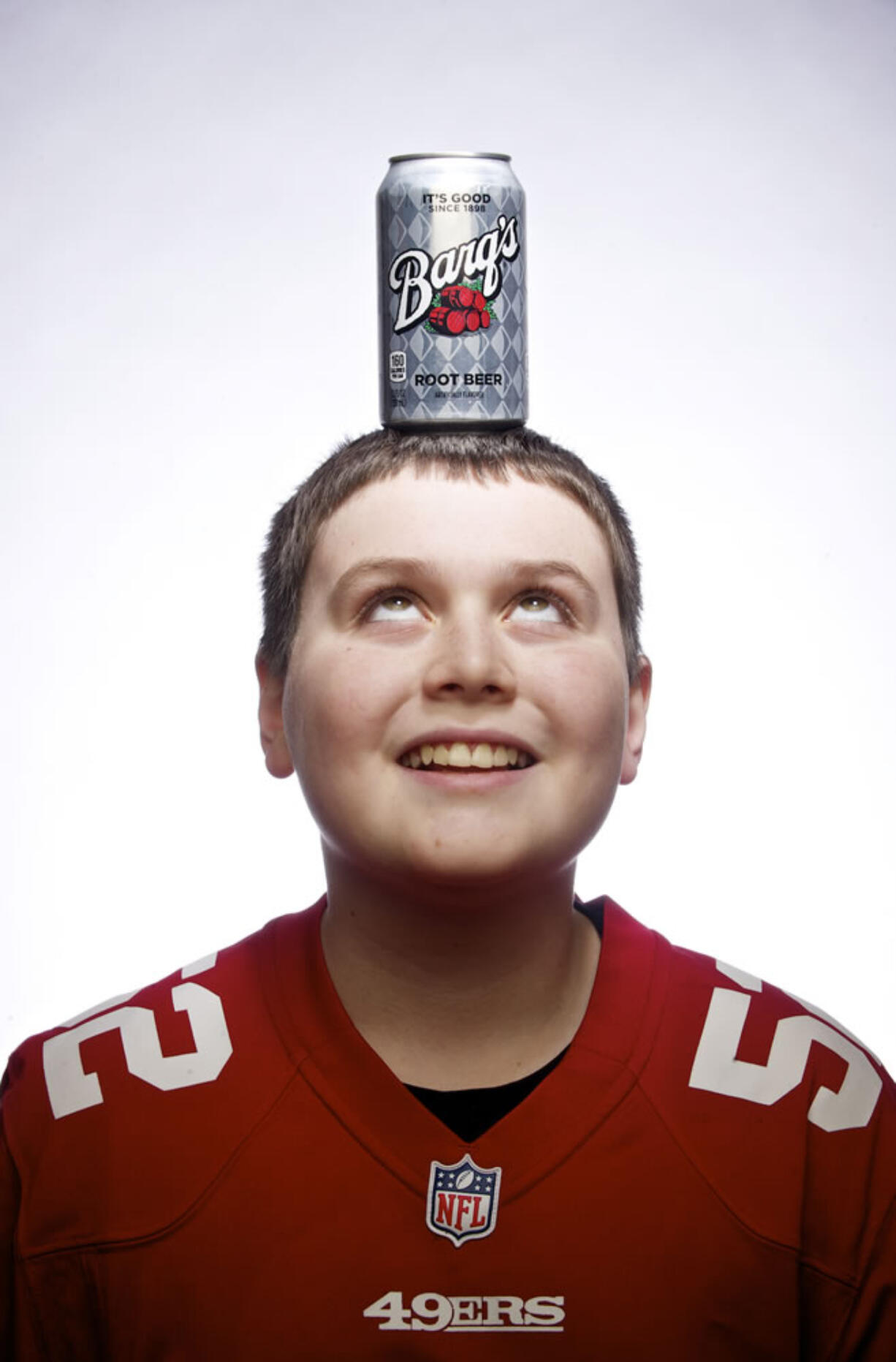 Liam Gentile, 12, gave up soda for his New Year's resolution in 2012.