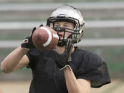 Union's Trent Cowan was an all-league selection at receiver, defensive back, and punter.