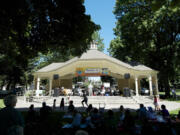 An estimated 500-or-so came to Esther Short Park on Wednesday for the first of six Terry Lee Noon Hour concerts this summer, held weekly until Aug. 14.