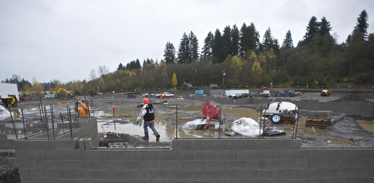 Construction is under way on a second location for organic grocer Chuck's Produce and Street Market at Northeast Highway 99 and 117th Street to serve Salmon Creek and Hazel Dell residents.