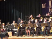 Brush Prairie: The Hockinson High School jazz band won first place in the A Division at the 19th annual Skyview High School Storm of Cool Jazz Festival on Dec.