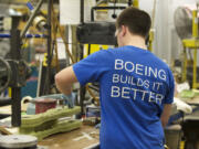 Aric Krause, 19, a new Boeing employee, worked three summers as an intern for the company. He has his sport pilots license and plans to earn an aeronautical engineering degree.